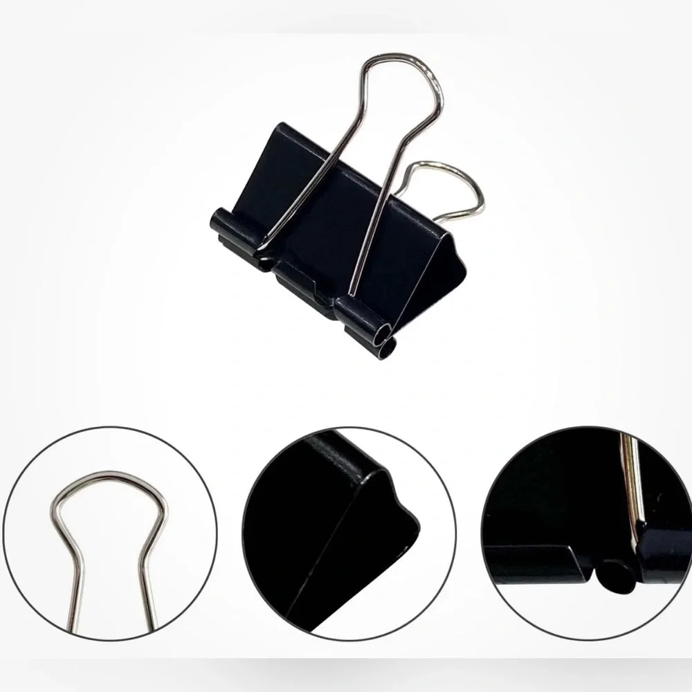 Extra Large Binder Clips (36 Pack) 2 Inch, Big Paper Clamps for Office Supplies